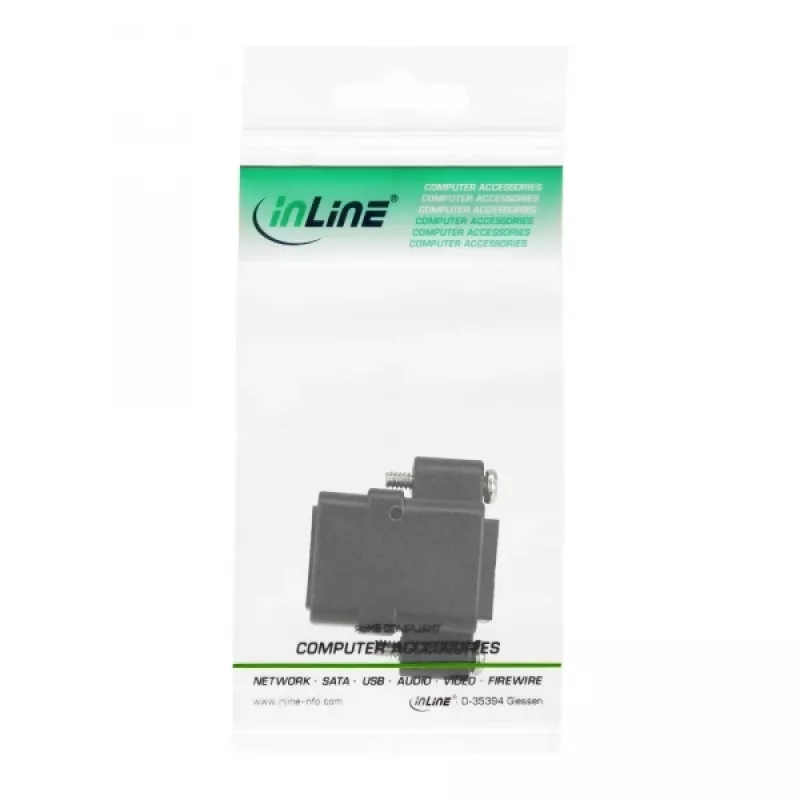 InLine komutācijas kabelis Cat.5e Coupling UTP 2x RJ45 female for installation