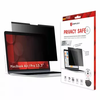 Displex PRIVACY SAFE magnētiskais divvirzienu privātuma filtrs MacBook Air/ MacBook Pro 13,3 inch