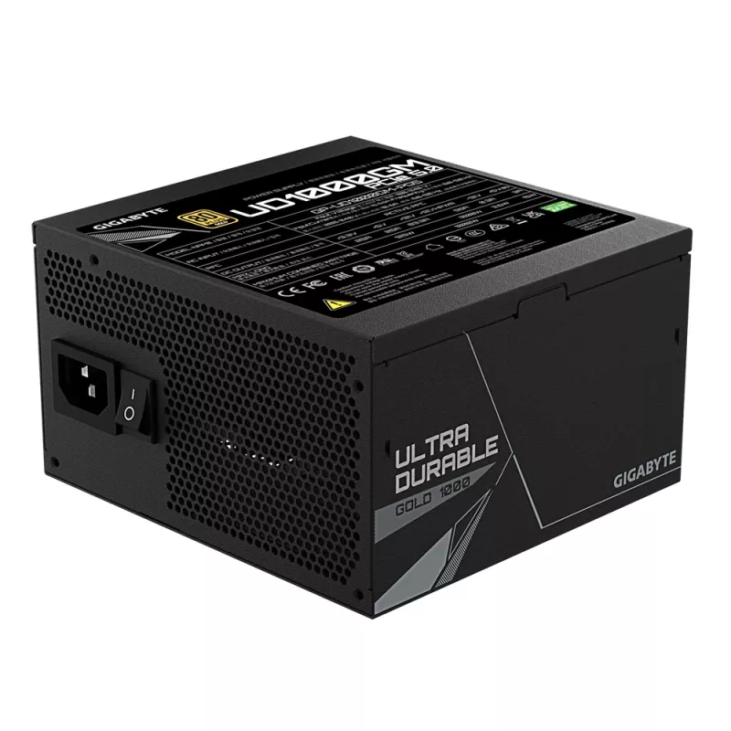 GIGABYTE UD1000GM PG5 barošanas bloks 1000 W 20+4 pin ATX ATX melns