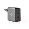 Mobilās ierīces lādētājs Nedis WCPD45W100BK Universāls Melns USB Iekštelpām