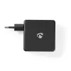 Mobilās ierīces lādētājs Nedis WCPD45W100BK Universāls Melns USB Iekštelpām