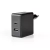 Mobilās ierīces lādētājs Nedis WCPD45W100BK Universāls Melns USB Iekštelpām