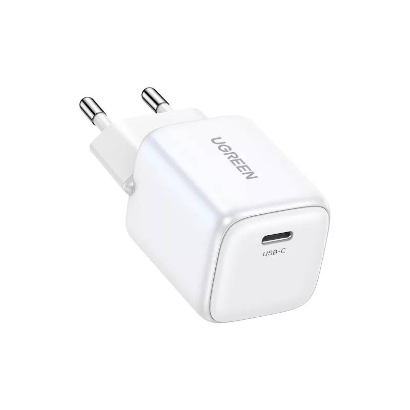 Iekštelpu lādētājs Ugreen 15324 universāls balts maiņstrāva 1 USB Type-C ports