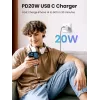 Iekštelpu lādētājs Ugreen 15324 universāls balts maiņstrāva 1 USB Type-C ports