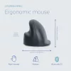 R-Go Tools Verticalā pele R-Go HE Basic, ergonomiska pele, vidēja (plaukstas izmērs ≥ 185 mm), labročiem, Bluetooth, pelēka