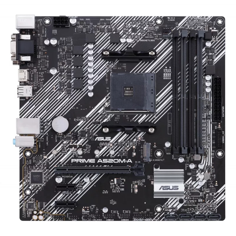 Mātesplate ASUS PRIME A520M-A II/CSM AMD A520 Socket AM4 micro ATX