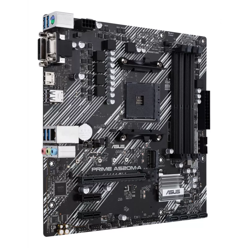 Mātesplate ASUS PRIME A520M-A II/CSM AMD A520 Socket AM4 micro ATX