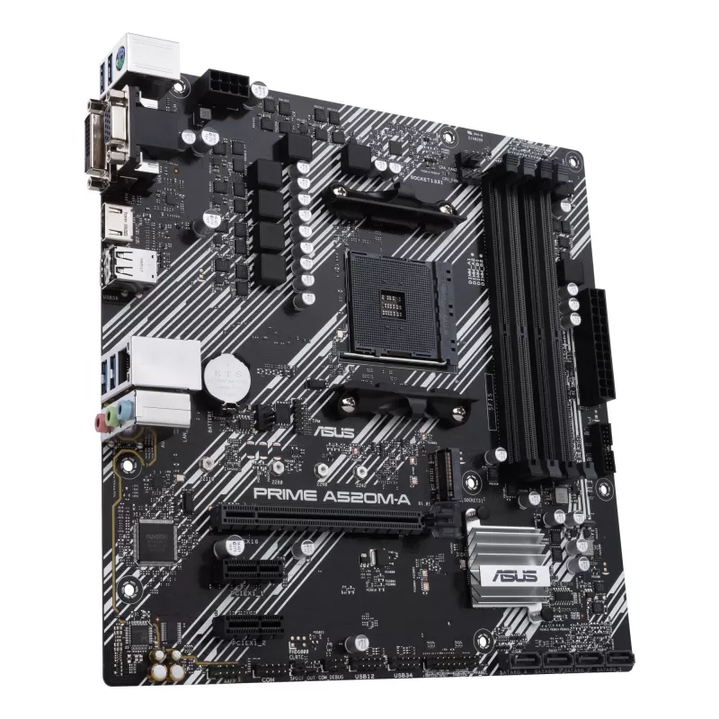 Mātesplate ASUS PRIME A520M-A II/CSM AMD A520 Socket AM4 micro ATX