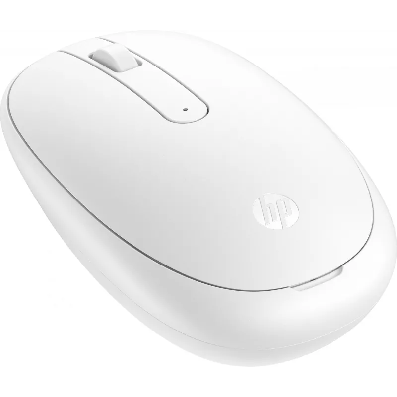HP 240 Lunar balta Bluetooth pele, piemērota abām rokām, optiskā, Bluetooth, 1600 DPI, balta