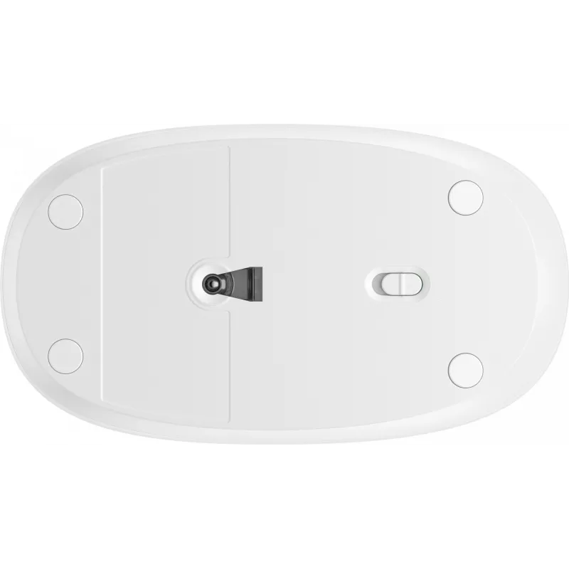 HP 240 Lunar balta Bluetooth pele, piemērota abām rokām, optiskā, Bluetooth, 1600 DPI, balta