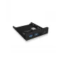 Hub ICY BOX IB-HUB1417-i3 Melns