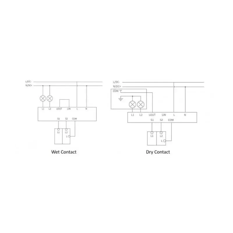 Smart Home Divu kanālu releja modulis, Aqara DCM-K01, 2 kanālu vadība