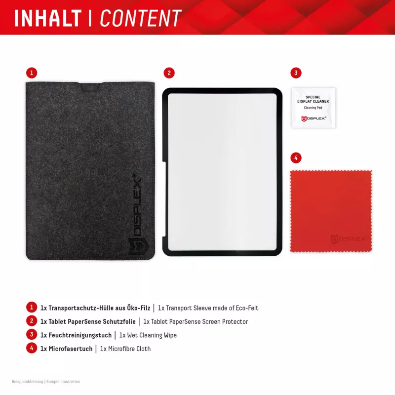 Displex TABLET PAPERSENSE iPad 10,9 collu (10.)/11 collu (2025)/Air 11 collu (2024/2025), noņemama rakstīšanas vai zīmēšanas plēve ar papīra sajūtu