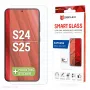 Displex Smart Glass (9H) Samsung Galaxy S24/S25, montāžas uzlīme, neplīstošs