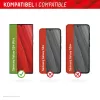 Displex pilna pārklājuma ekrāna aizsargs (10H) Samsung Galaxy S24 Ultra, Eco montāžas rāmis, pilns pārklājums