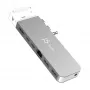 USB centrmezgls j5create JCD395 4K60 Elite Pro vadu USB4 ar MagSafe komplektu