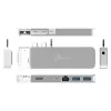USB centrmezgls j5create JCD395 4K60 Elite Pro vadu USB4 ar MagSafe komplektu
