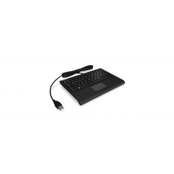 KeySonic ACK-3410 (DE) klaviatūra Birojs USB QWERTZ Vācu Melna