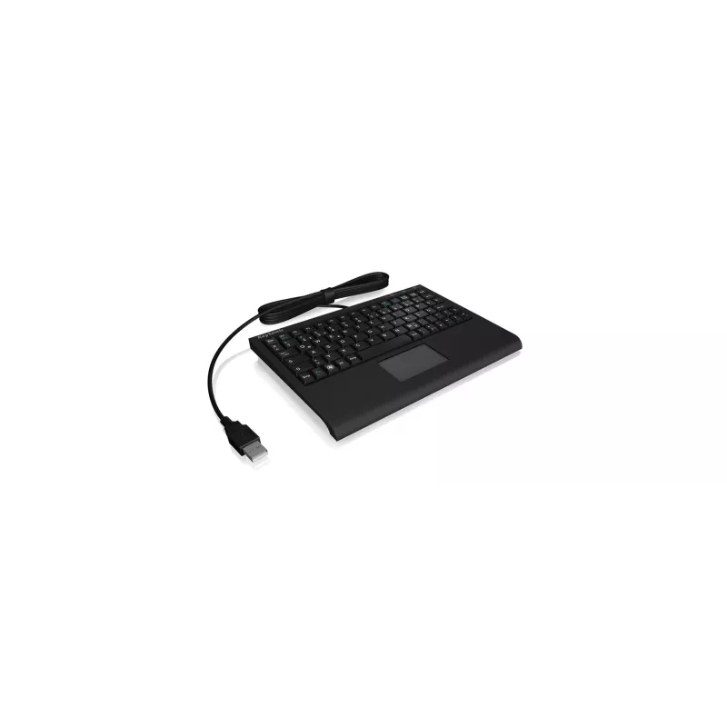 KeySonic ACK-3410 (DE) klaviatūra Birojs USB QWERTZ Vācu Melna