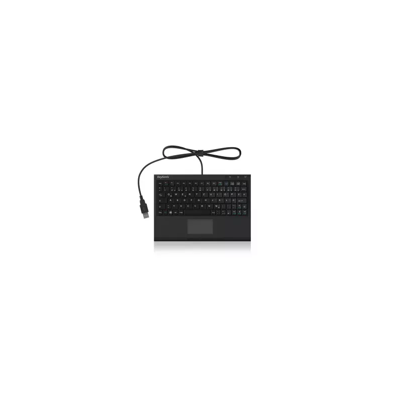 KeySonic ACK-3410 (DE) klaviatūra Birojs USB QWERTZ Vācu Melna