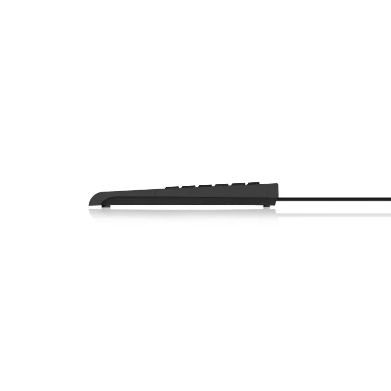 KeySonic ACK-3410 (DE) klaviatūra Birojs USB QWERTZ Vācu Melna