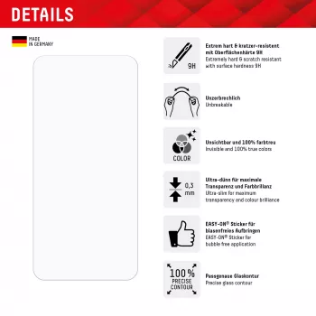 Displex Smart Glass (9H) Samsung Galaxy A35/A55 5G, montāžas uzlīme, nesalaužams