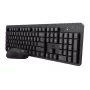 Trust Ody II tastatūra ar peli Birojam RF Bezvadu QWERTZ vācu melna