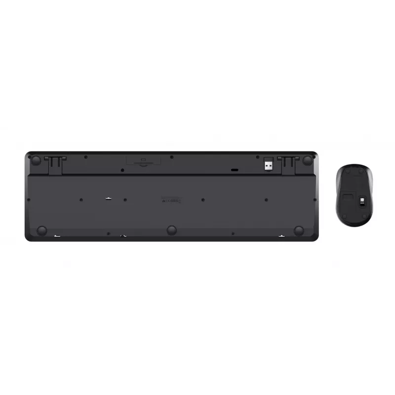 Trust Ody II tastatūra ar peli Birojam RF Bezvadu QWERTZ vācu melna