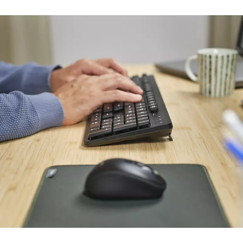 Trust Ody II tastatūra ar peli Birojam RF Bezvadu QWERTZ vācu melna