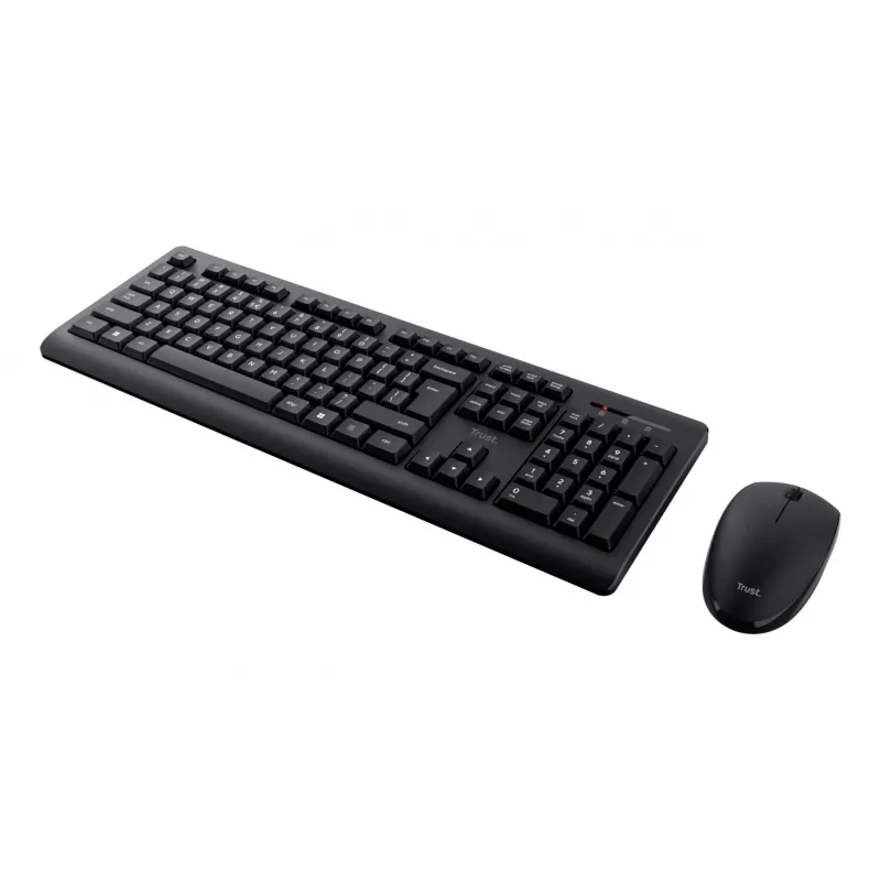 Trust Primo tastatūra ar peli birojam RF bezvadu QWERTZ vācu melna