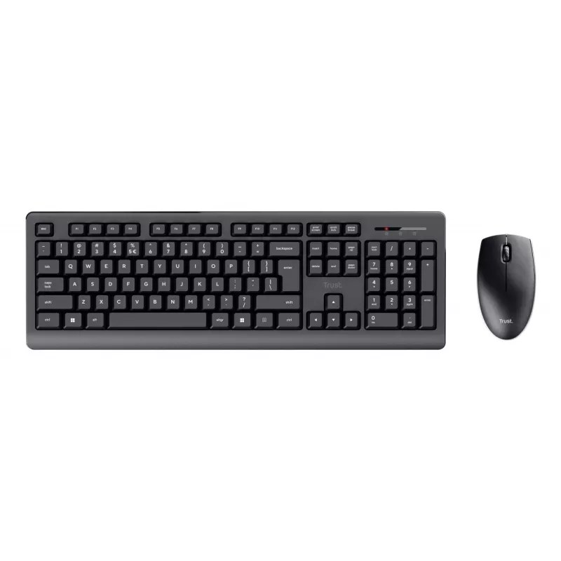 Trust Primo tastatūra ar peli birojam RF bezvadu QWERTZ vācu melna