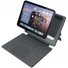 ASTAR DEQSTER Smart Rugged Touch Plus tastatūra iPad 10.9 collas — QWERTZ vācu, mehāniskie slēdži, Smart Connector dokstacija, pelēka