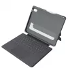 ASTAR DEQSTER Smart Rugged Touch Plus tastatūra iPad 10.9 collas — QWERTZ vācu, mehāniskie slēdži, Smart Connector dokstacija, pelēka