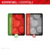 Displex planšetdatora stikls (9H) Apple iPad Air 11 inch (2024/2025), Eco montāžas rāmis, neplīstošs, īpaši plāns, neredzams