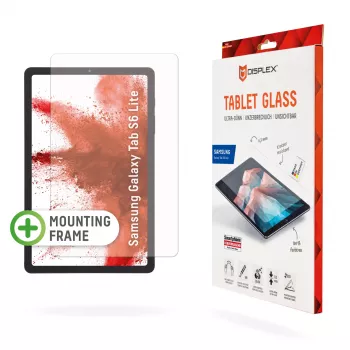 Displex planšetdatora stikls (9H) Samsung Galaxy Tab S6 Lite, Eco montāžas rāmis, neplīstošs, īpaši plāns, neredzams