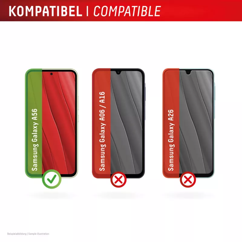 Displex ekrāna aizsargs (10H) Samsung Galaxy A56, Eco montāžas rāmis, izturīgs pret skrāpējumiem