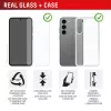 Displex ekrāna aizsargs (10H) Samsung Galaxy S24 FE, Eco montāžas rāmis, izturīgs pret skrāpējumiem