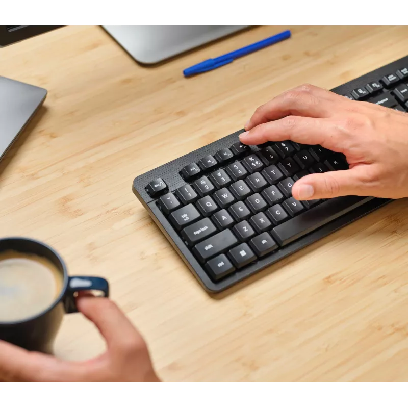 Trust Ody II tastatūra Biroja RF Bezvadu QWERTZ Vācu Melna