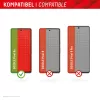 Displex ekrāna aizsargs (10H) Google Pixel 8a, Eco montāžas rāmis, izturīgs pret skrāpējumiem