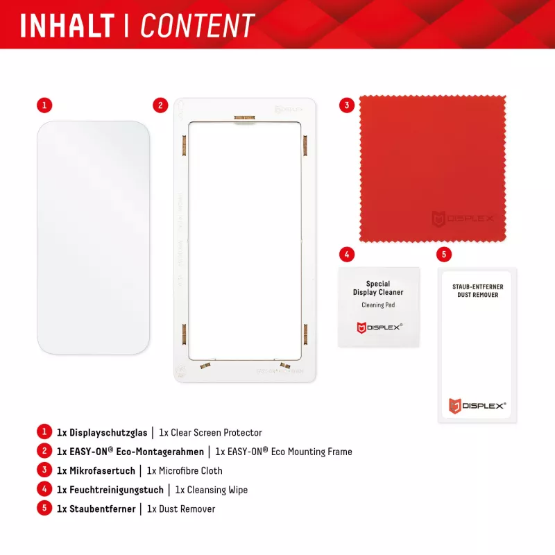 Displex ekrāna aizsargs (10H) Google Pixel 8a, Eco montāžas rāmis, izturīgs pret skrāpējumiem