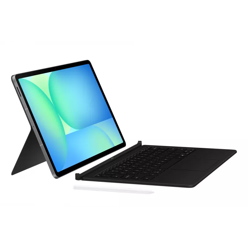 Tastatūra Samsung EF-DX625 QWERTZ vācu Pogo Pin melna