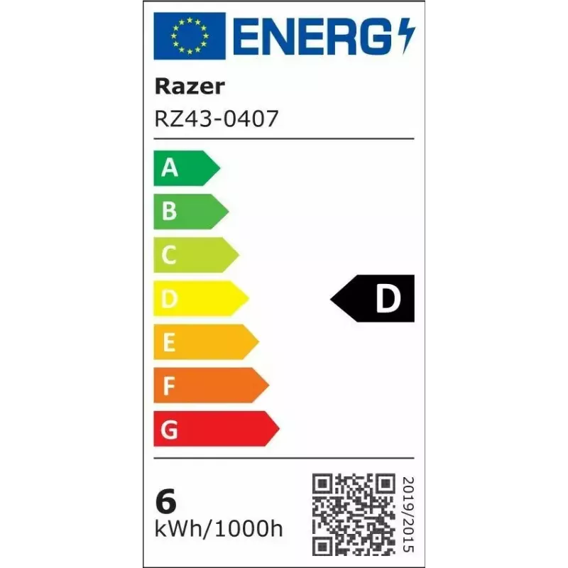 Galda lampa Razer Aether RZ43-04070100-RGWB RGB regulējams spilgtums