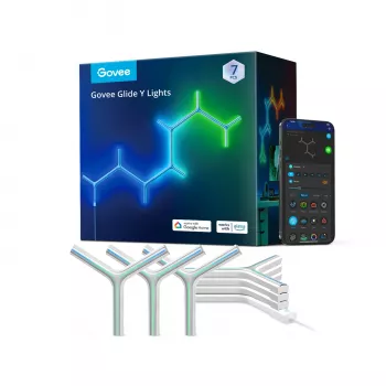 Govee Glide RGBIC Y apgaismojums Viedais sienas gaismeklis Wi-Fi/Bluetooth 72 W
