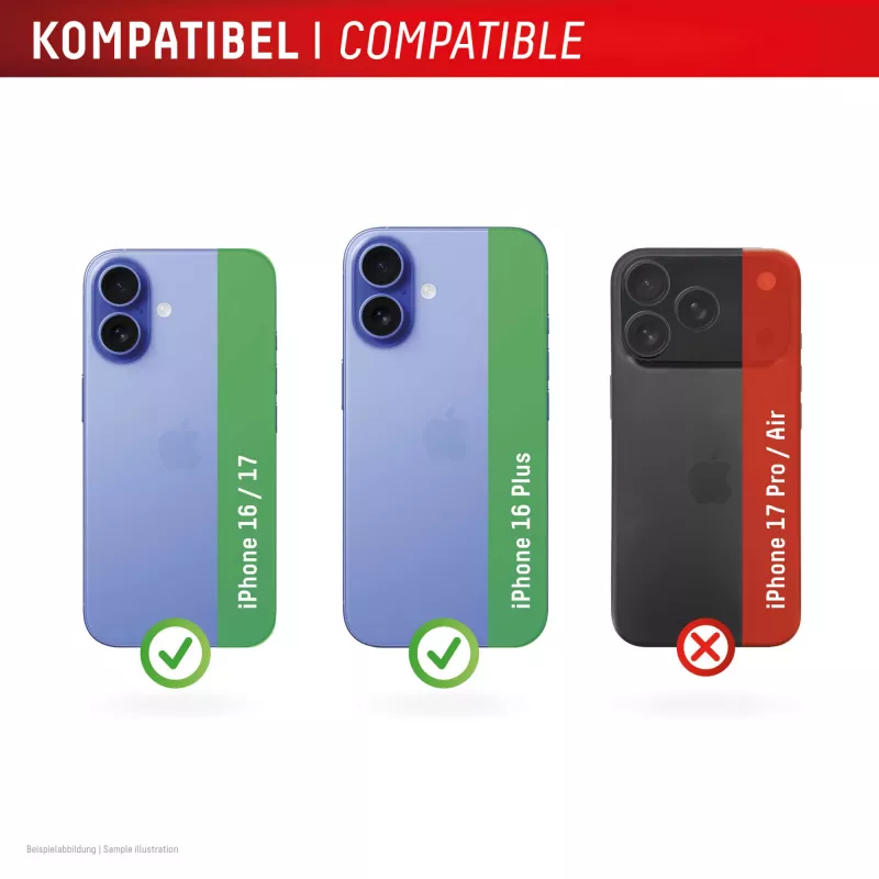 Displex Premium Camera Lens Glass, iPhone 16/16 Plus/17 Glas, 10H, Single Rings, DLC, caurspīdīgs, Quick Mount