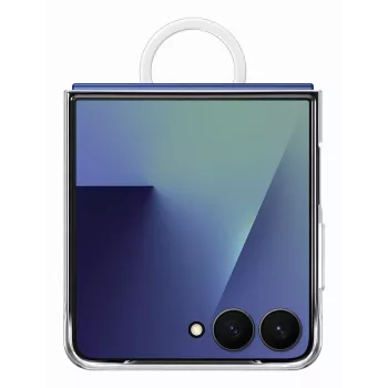 Samsung Galaxy Z Flip7 aizsargmaciņš — caurspīdīgs, modelis EF-QF766CTEGWW