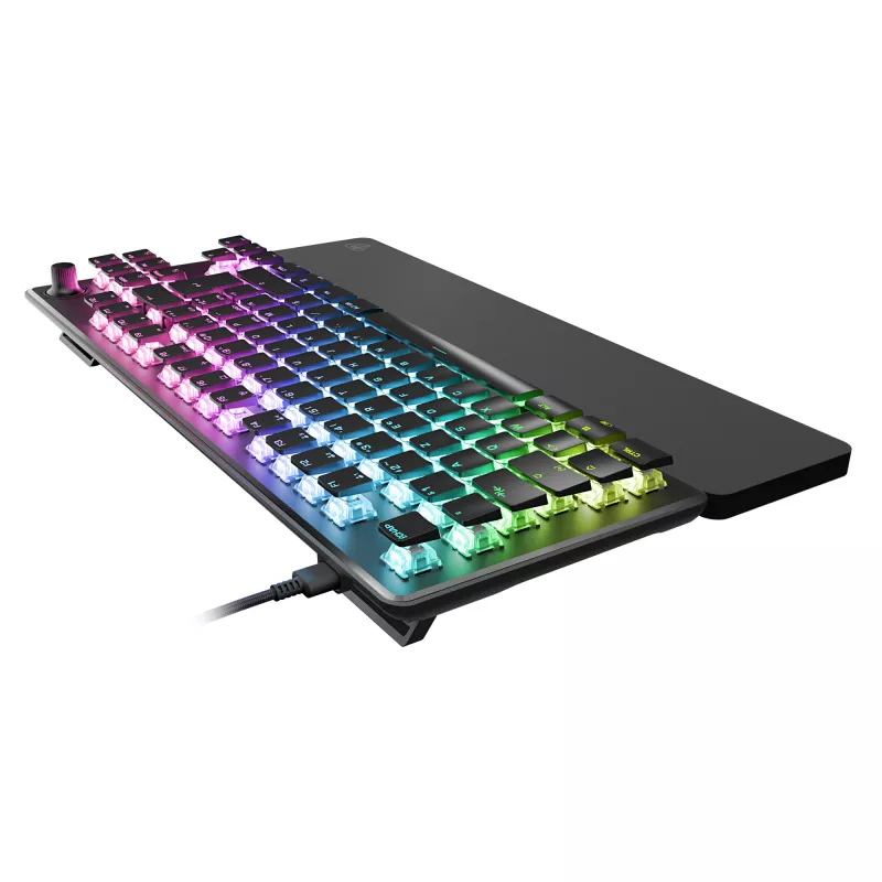 Turtle Beach Vulcan II TKL Pro tastatūra Gaming USB AZERTY Melna