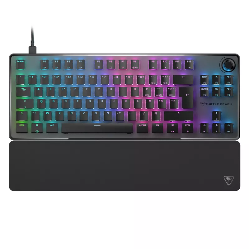 Turtle Beach Vulcan II TKL Pro tastatūra Gaming USB AZERTY Melna