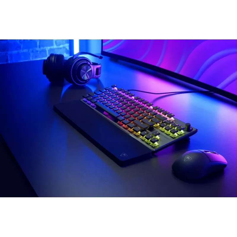 Turtle Beach Vulcan II TKL Pro tastatūra Gaming USB AZERTY Melna