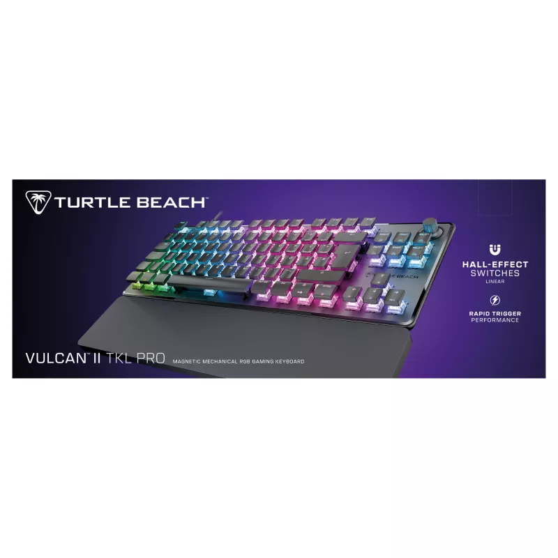 Turtle Beach Vulcan II TKL Pro tastatūra Gaming USB AZERTY Melna