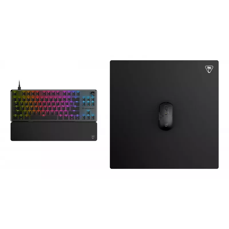 Turtle Beach Sense Core Square spēļu peles paliktnis Melns